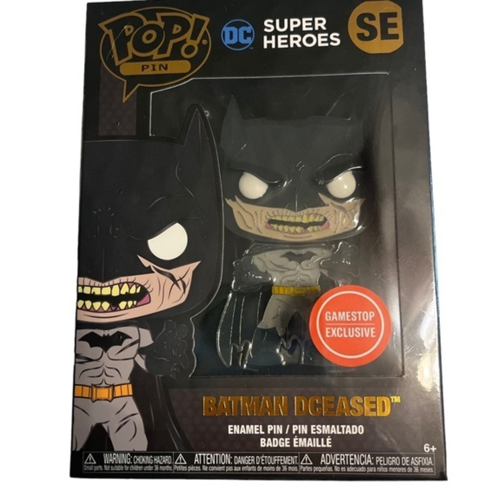 Funko Pop Pin Batman‎ BLOODY Dceased Game Stop Exclusive DC Super Heroes NEW